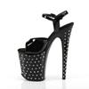 Pleaser - STARDUST809 Sandale à bride à la cheville, Pole dance chaussures - Chaussures de pole dance - Noir Product image